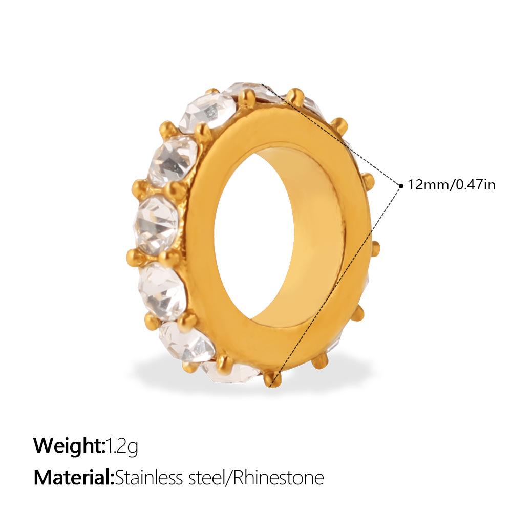 Exquisite Shining Diamond-Encrusted Gold Pendant, High-End Temperament, Light Luxury Earrings, Necklaces, Jewelry Accessories