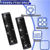2PCS Bling Car Seat Belt Shoulder Pads, Rhinestone Auto Seatbelt Cushion, Vehicle Seat Strap Cover for Women, Car Interior Decoration Accessories for