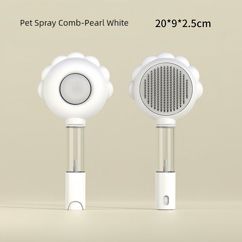 

Кошачья расческа Расческа с иглами для начеса Расческа для волос Расческа для удаления шерсти у собак Собаки и кошки Распутыватель волос Удаление шерсти Домашние животные Pearl white sunflower spray comb