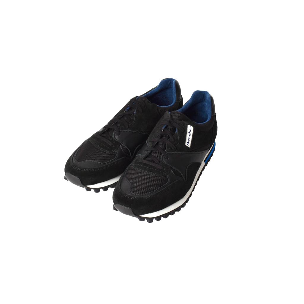 ZDA Sneakers Marathon Handmade In Retro Military Sizes [2400FSL] Sole, Slovakia, Shoes, Suede, Leather, Nylon, Black/Black, 23.5cm-24.0cm