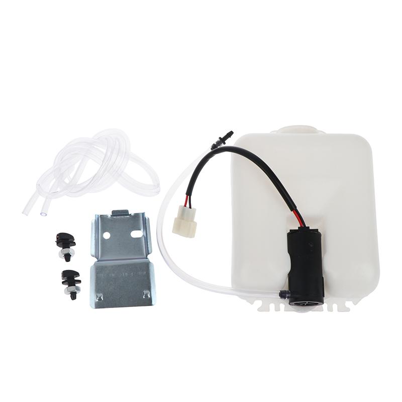 

2Pin Car Windshield Washer Reservoir Bottle Tank W/12V Pump Hose Jet Universal Automobiles Cleaning Tools Match For The Car one size
