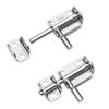 Sliding Bolts Latch Hasp Stainless Steel Heavy Duty Door Lock Gate Safety Toilet Door Lock for Wood Fence Interior Door