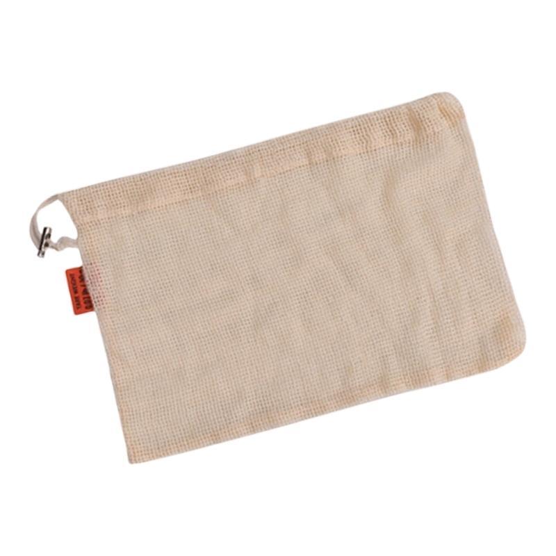  Reusable Cotton Mesh Produce Bags Drawstring Fruit Bags For Vegetables And Fruits User Friendly Storage Solution