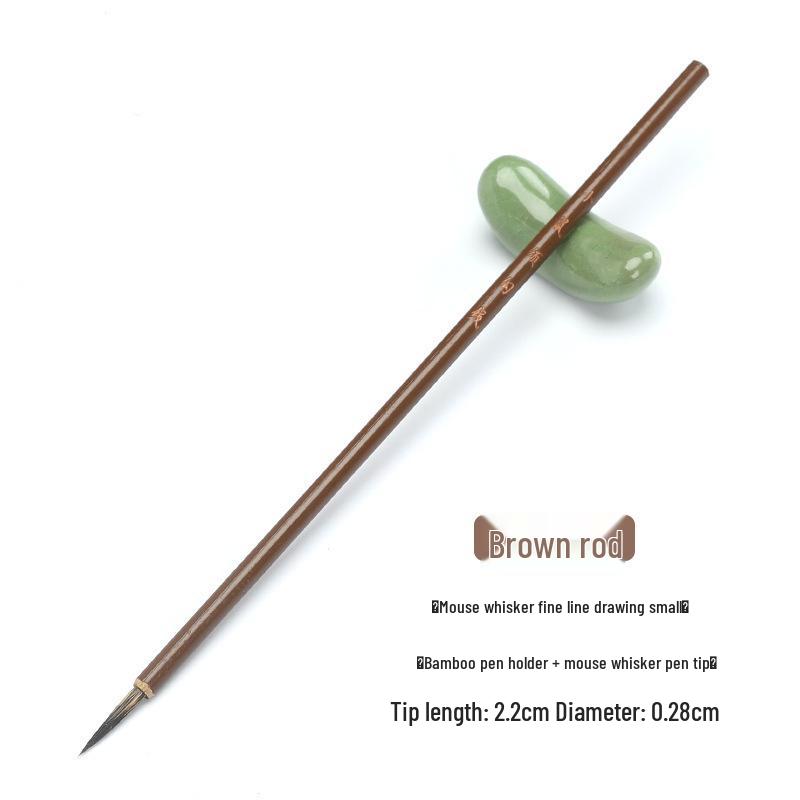 Calligraphy and Painting Brush: Fine Brush for Chinese Painting, Regular Script Calligraphy, and Detailed Artwork in Various Sizes.