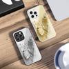 Farfalla Fiore Verde Per iPhone 16 E 15 14 13 Plus 12 mini 11 Pro Max XR Xs Max X 7 8 6 6S 2022 Custodia in Vetro Temperato per Telefono