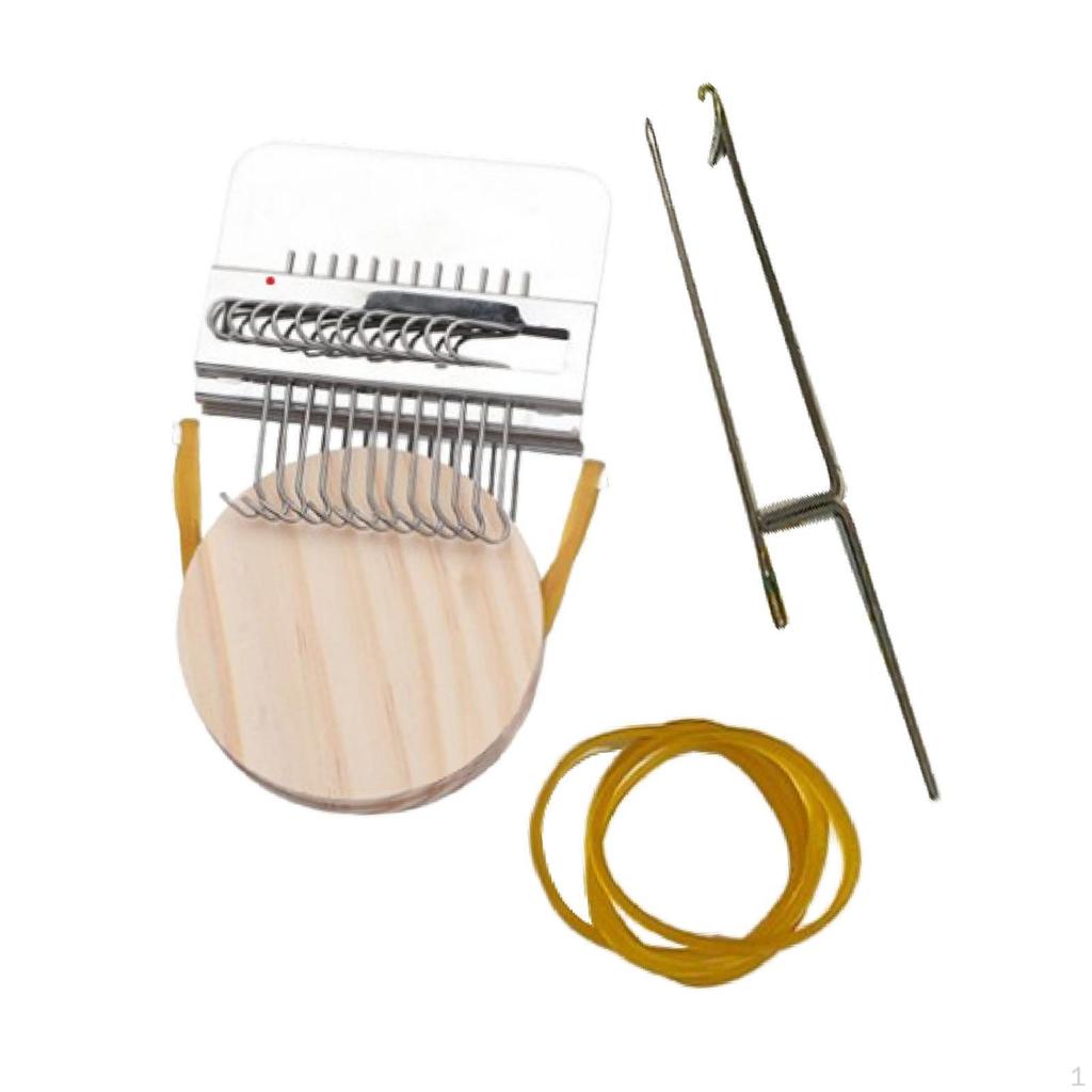 Małe krosno tkackie cerowanie DIY mini narzędzie do naprawy typ Speedweve tkactwo dla dorosłych