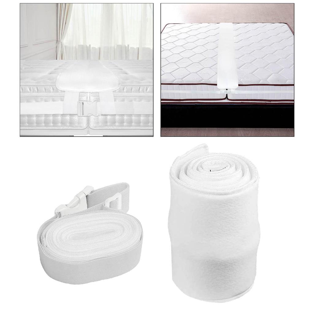Bed Bridge, Bed Gap Filler Adjustable Mattress Connector Twin to King Converter Kit, for Rooms Bedroom