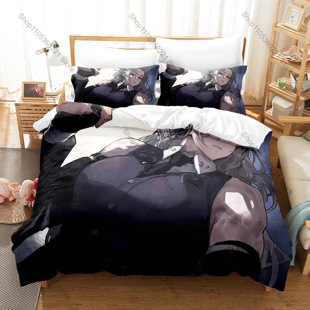 Dorohedoro Anime Manga 3D Print Bedding Set Duvet Cover + 2 Pillowcases Soft Polyester Bed Linen Bedroom Decor For Anime Fans