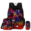 3er Set Rucksack Umhängetasche Federmäppchen Schultasche Kind Mochila Sport Schultasche Kindergeschenk L-Lamin Yamal Fußballstar Rucksack