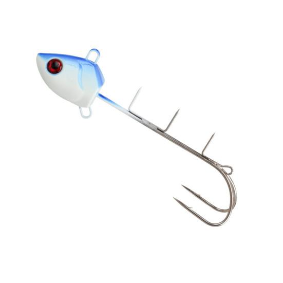 

Рыболовный крючок 13 см 80/100 г, светящийся в темноте, прочный металлический, с люминесцентными зубцами 100g синий