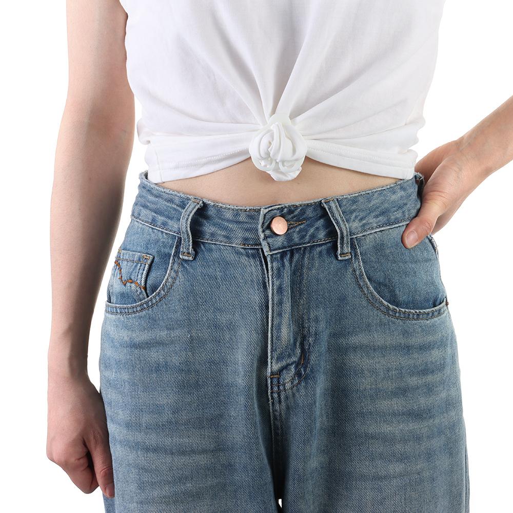 Fixed Buckle T-Shirt Tie Clips Decorative Buckle Women's Tight Clip  for T-shirt