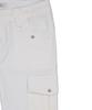 Pilse Low Capri Cargo Pants, White