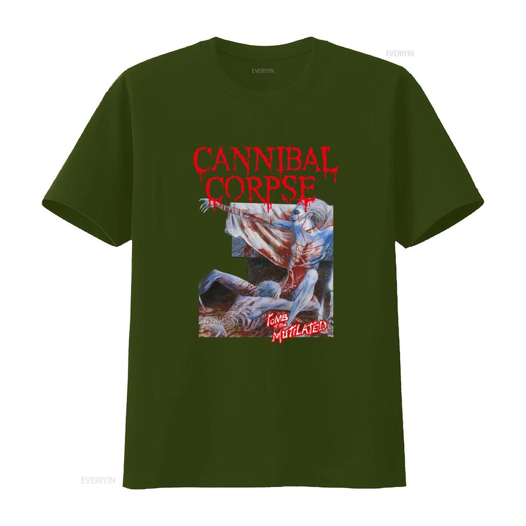 Cannibal Corpse Tomb Of The Mutilated T Shirt Cotton Black Men Sizes S To 5Xl K3529 Vintage Washed Breathable Designer Clothes