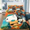 Cartoon Octonauts Duvet Cover Pillowcase Bedding Set Adult Boy Girl Bedroom Decoration Children Gift Single Double Large Size