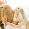 30-65cm Cartoon High Quality Rabbit Animal Stuffed Pink Brown White Long Ears Rabbit Plush Doll Soothing Animal Gift For Girls