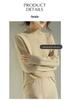 Gold & Silver Thread Half-High Collar 100% Pure Wool Sweater: Loose, Soft Red New Year Knitwear