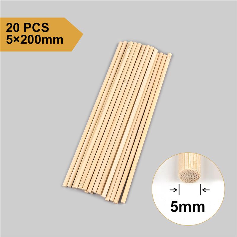 Bamboo Stick Stripe For Crafts And Model Making Furniture Materials DIY Durable Dowel Building Model Woodworking Tool Woodwork