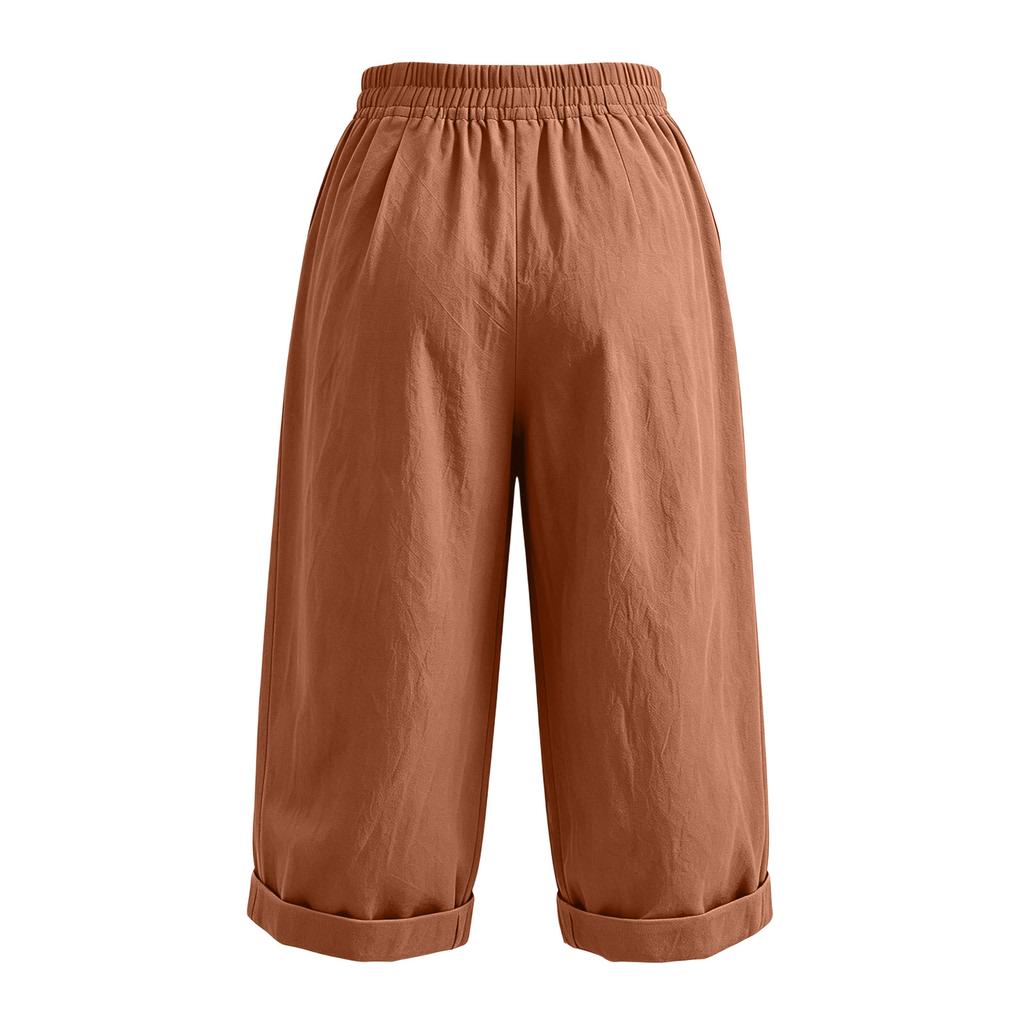 Women's Loose Fit Casual Pants with Pockets for Everyday Wear