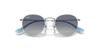 RJ9547S JUNIOR ROUND Kids Sunglasses SILVER 44 Ray-Ban