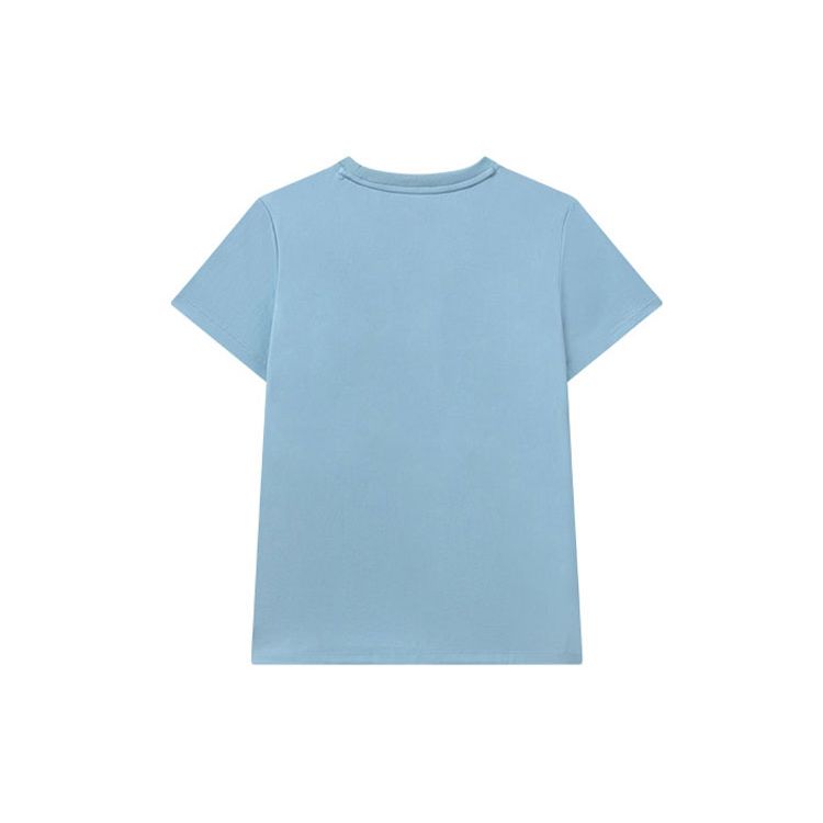 Fila Athletics Logo Print Training Short-Sleeve T-Shirt Women Tops Cool-Smoke-Blue A11W121104F-BU