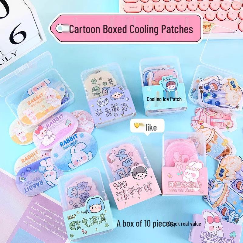 10-Pack Newcomer Exclusive Cartoon Cooling Patch for Phones - Free Shipping