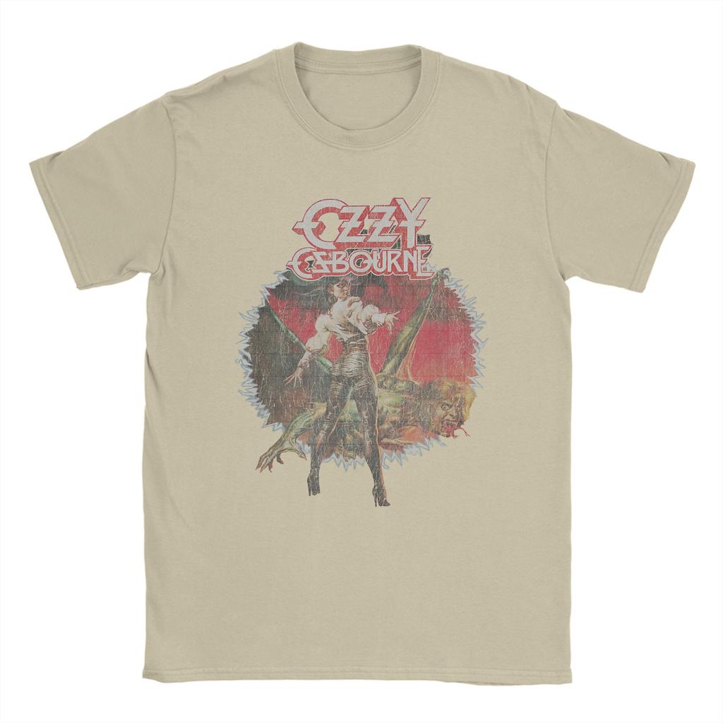 Heavy Metal Rock Ozzy Osbourne Ultimate Sin T-Shirt Herren Klassische T-Shirts Sommer O-Ausschnitt Mode T-Shirt Design Übergroße Oberteile