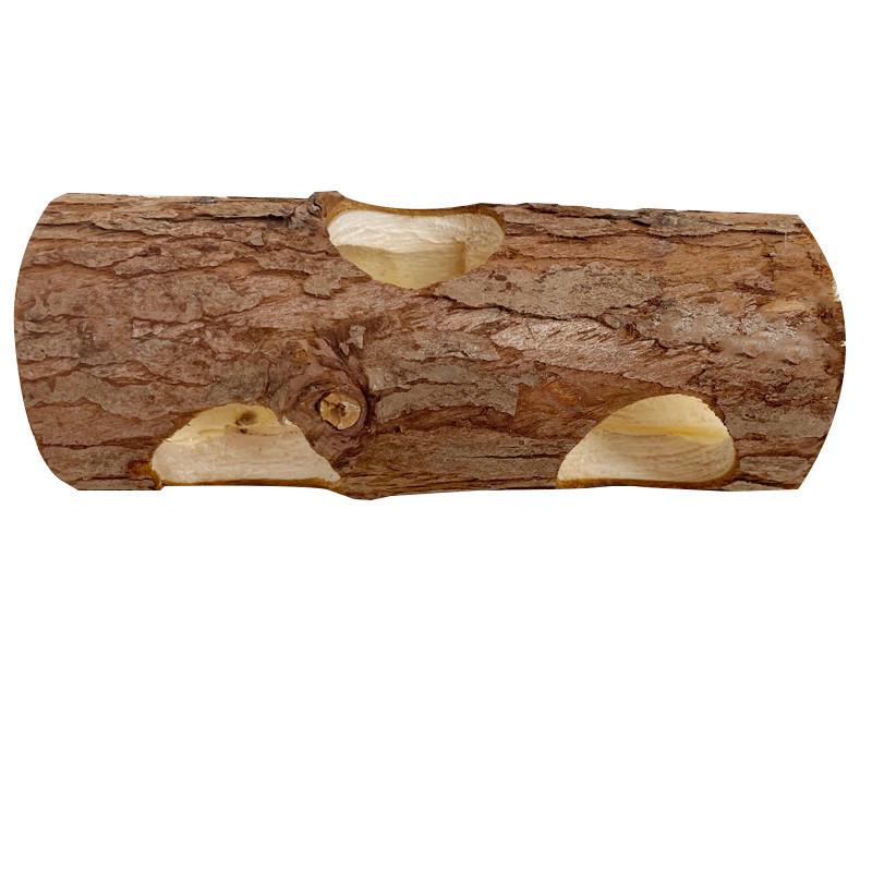 

Wooden Hamster and Guinea Pig Tunnel Toy: Boredom Relief Maze and Hideout 1 Piece