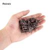 7 st Silver Röd Hand Dödskalle Huvud Metall Tärningar Ihåliga Metall Polyedriska Tärningsset Lämpligt för Rollspel RPG Brädspel Kortspel