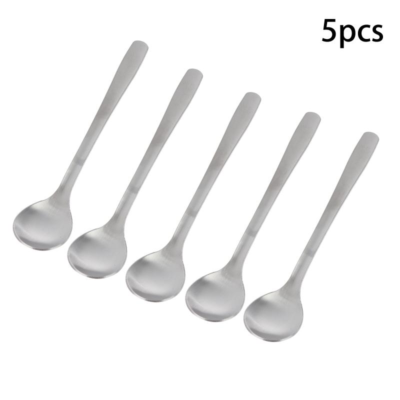 Outdoor Stainless Steel Fork Spoon Salad Spoon Cake Fruit Fork Western Fork Tableware For Home School And Restaurant