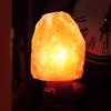 Himalayan Crystal Salt Night Lamp, Natural Carved Shape, Seven-Color Wall Light for Bedroom