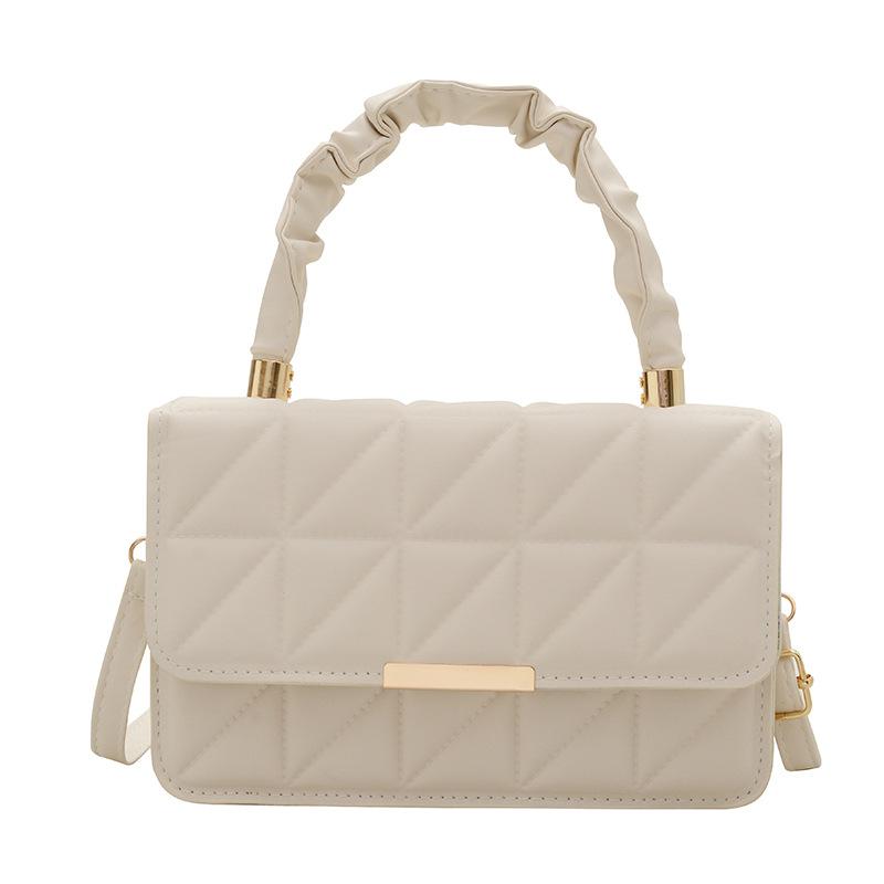 

Женские сумки-мессенджеры премиум-текстуры - Большая вместимость, мягкая, прочная сумка через плечо, повседневная, модная, шикарная, премиальная, ценная сумка белый