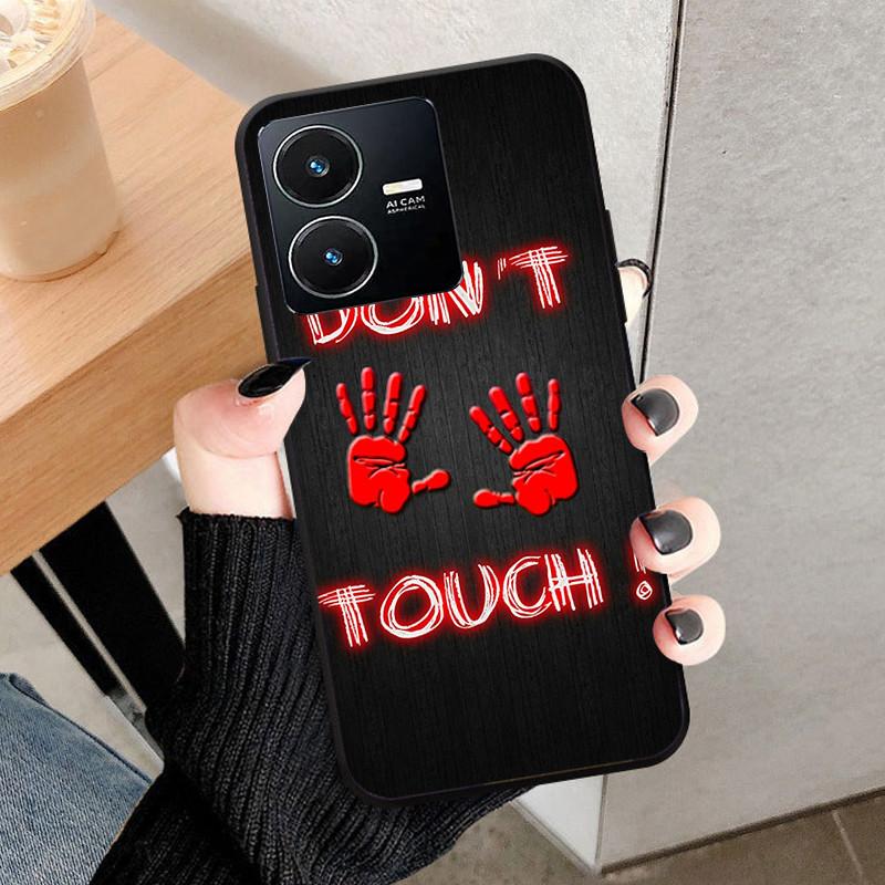 For Vivo Y22 4G Case Wolf Cat Soft Silicone Shockproof Phone Cover For Vivo V2207 V2206 Y22s Y 22 Y 22S Cases 2022 Black Bumper