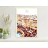 Machu Picchu Lisbon Vintage Travel Poster Canvas Print  Retro City Tourism Wall Art for Living Room Decor