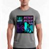 Fezco X Neon Tshirt Summer Casual Cotton Tee Oversized Streetwear Tops Vintage Graphic Print Loose Fit Short Sleeve