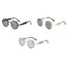 Old Metal Steampunk Flip Sunglasses Flip Men And Women Fashion Round Frames