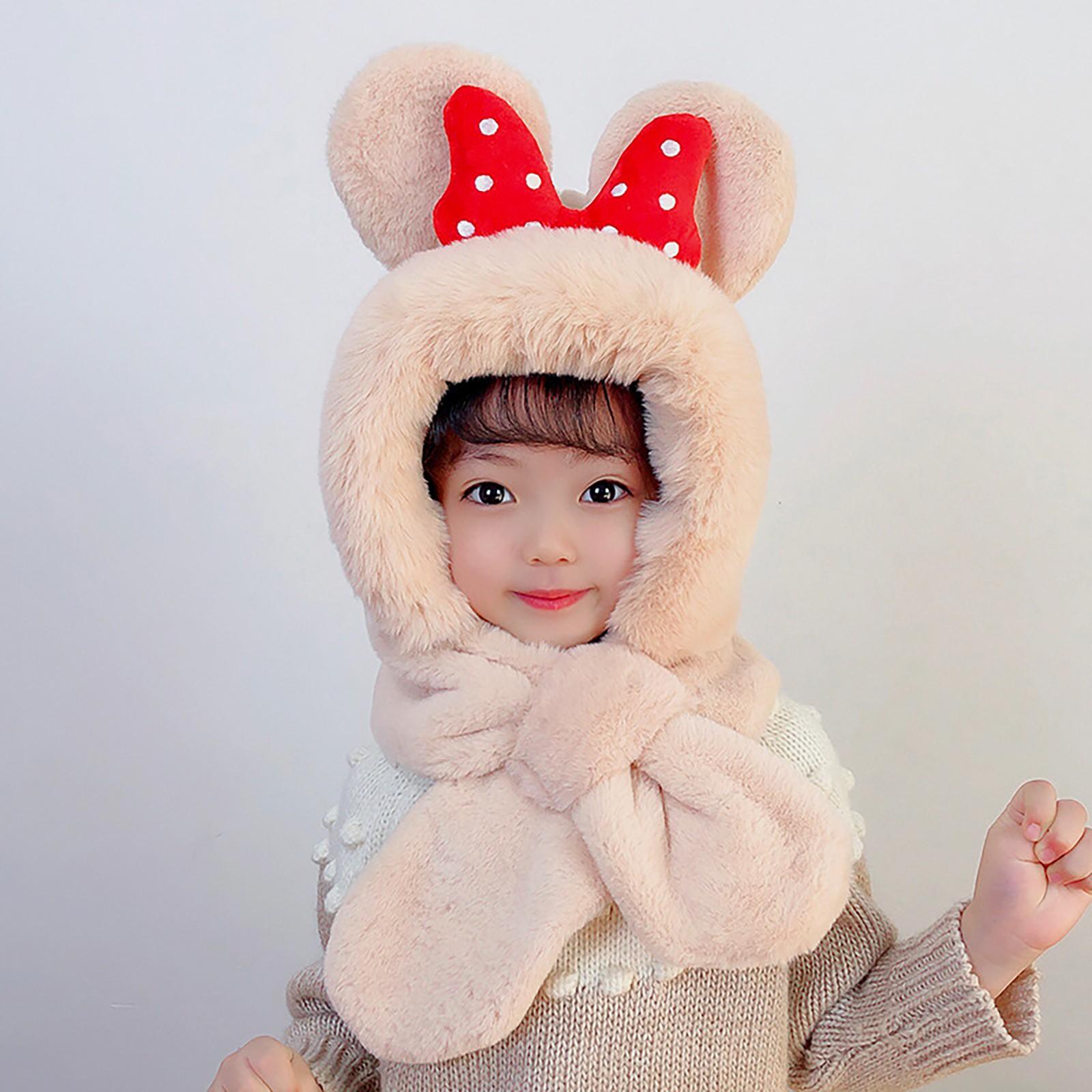 Детская плюшевая шапка — фото 9