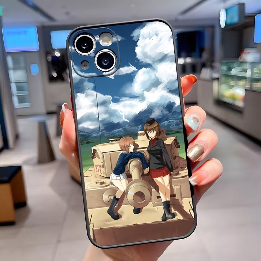 Girls Und Panzer Phone Case Matte Translucent For IPhone 15 Pro 16 Pro Max 13 11 12 14 Xs X Xr 7 8 Plus Se Back Cover