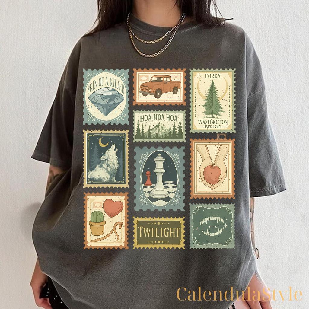 Twilight Theme Fox City Tshirt Hoa Hoa Hoa Seasonal Tshirt Fox City Washington State Tshirt Stephanie Meyer Tshirt