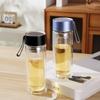 GUOZI Commemorative Double-Wall Glass Water Bottle