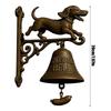 Dinner Bell Outdoor Witch Shape Welcome Doorbell Vintage Farmhouse Doorbell For Front Door Garden Sheds Cottage Retreats