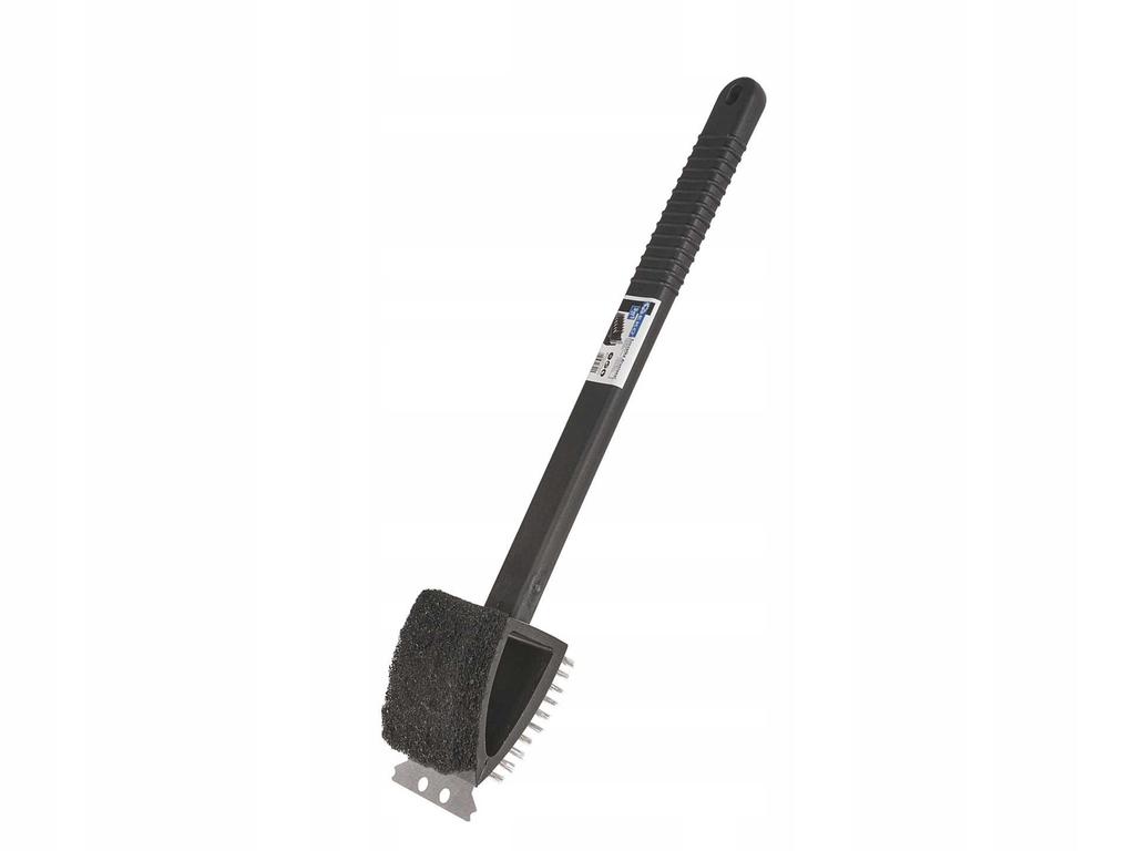 3-In-1 Wire Brush With Scraper And Sponge For Cleaning The Grill
