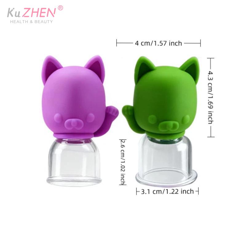 1/3Pc Silicone Cupping Massage Cup Massage Vacuum Suction Cupping Cups For Facial Skin Lifting Body Leg Arm Back Shoulder Muscle