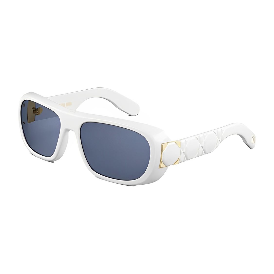 

Dior Logo Decorative Square Sunglasses Women sunglasses White LADY-9522-S1I-95B0 Basic Packaging-Eyeglass Case+Box,59,White