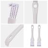 Ergonomic Deep Reach Cleaning Brush Suitable For Aviary Accessories Grills Grates Features Angled Head & Scrubbing Blade