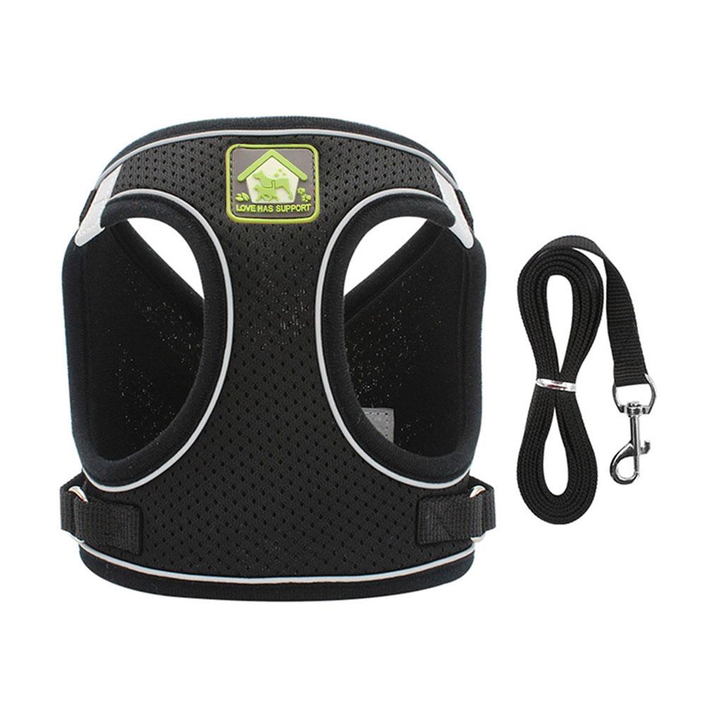Breathable Cat Harness with Leash Anti-Escape Cat Vest Harness Collar for Kitten Pet Accessories Adjustable Puppy Harness Leads