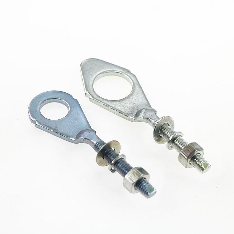 1 Pair Motorcycle Chain Tensioner Regulator Heavy Duty Rust Proof Replacement for JH70 CG125 GS125 DY110 Off Road Motorbike