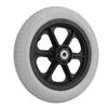 Kółko wózka inwalidzkiego 12 cali Pełne koło PU Antypoślizgowe Części zamienne do wózka inwalidzkiego manualnego Szare