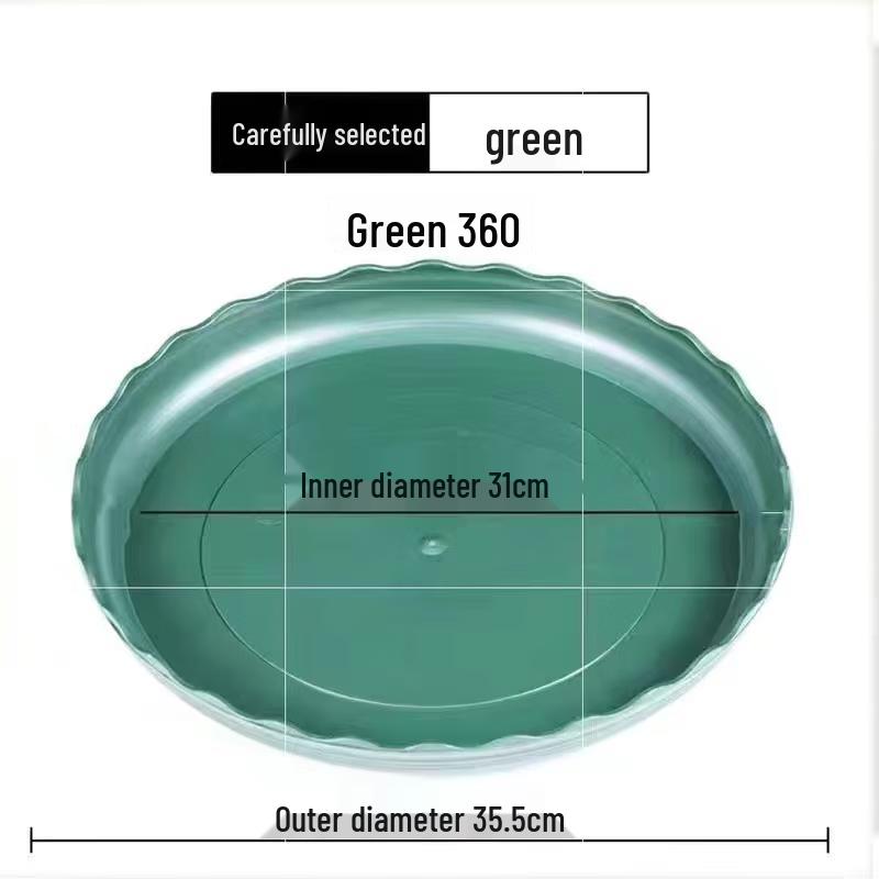 Thickened Plastic Flower Pot Tray