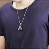 2023 Retro Fitness Boxing Gloves Titanium Steel Pendant Necklace - Punk Fashion Accessory
