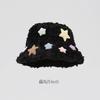 Women Thickened Warm Ear Protection Faux Fur Wide Brim Adjustable Fisherman Bucket Hat
